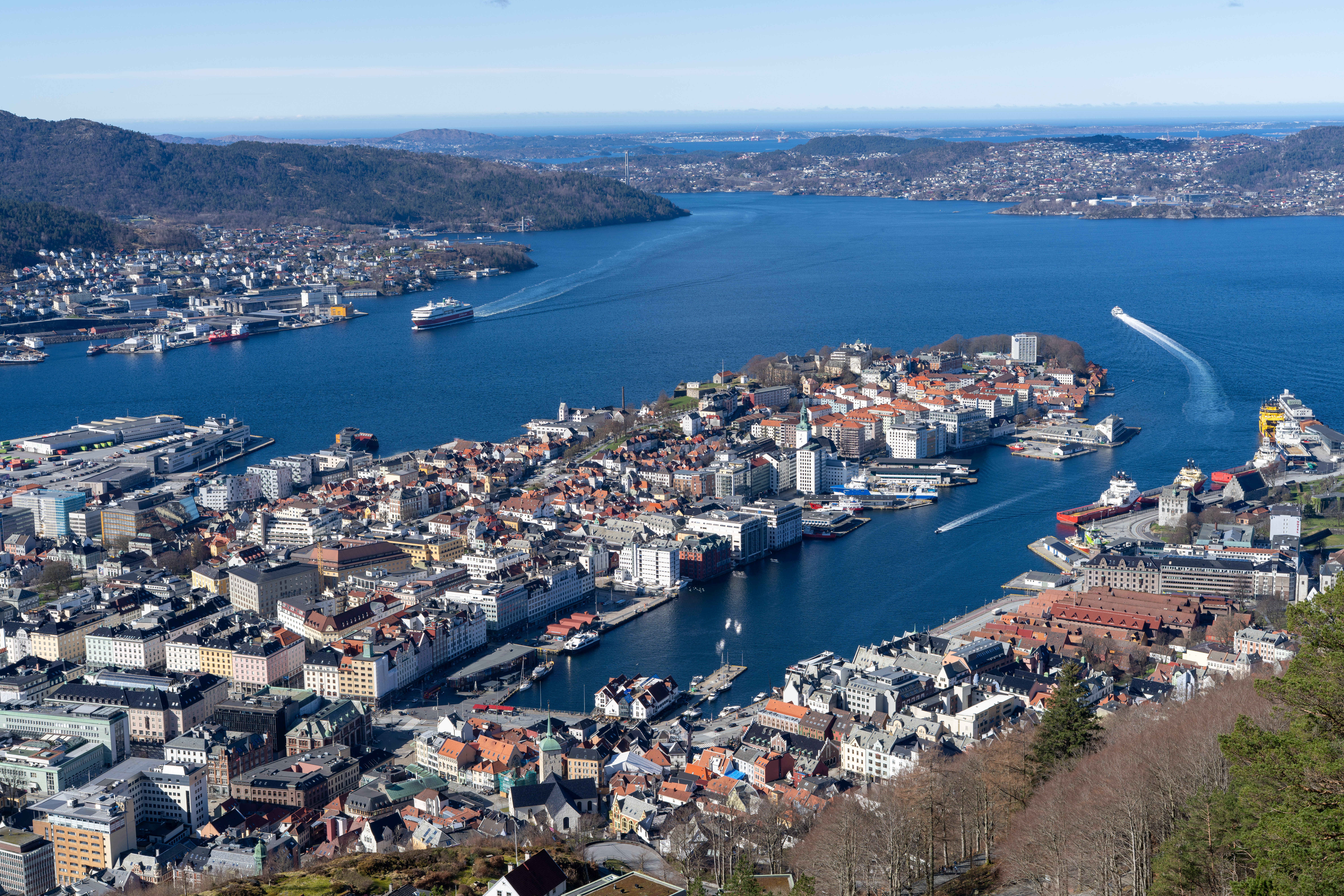 Fløyen en de funicular